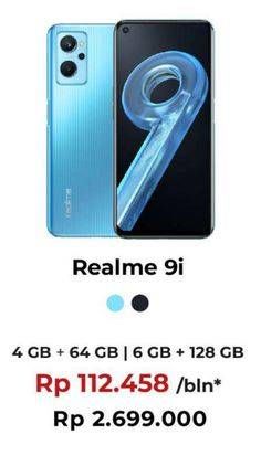 Promo Harga Realme 9i 4 GB + 64 GB, 6 GB + 128 GB  - Erafone