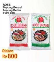Promo Harga Rose Brand Tepung Ketan & Beras 500 gr - Indomaret