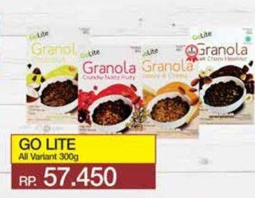 Promo Harga Golite Granola All Variants 300 gr - Yogya