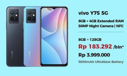 Promo Harga Vivo Y75 5G 8GB + 128GB  - Erafone