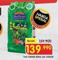 Promo Harga Thai Farmer Beras 5000 gr - Superindo