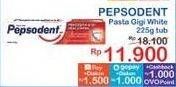 Promo Harga Pepsodent Pasta Gigi Pencegah Gigi Berlubang White 225 gr - Indomaret