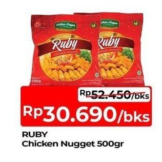 Promo Harga Ruby Nugget Chicken 500 gr - TIP TOP