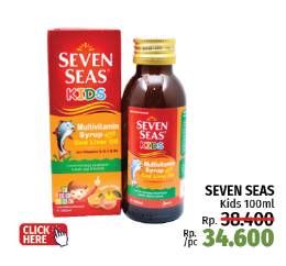 Promo Harga Seven Seas Kids Multivitamin Syrup 100 ml - LotteMart
