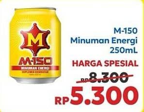 Promo Harga M-150 Energy Drink 150 ml - Indomaret