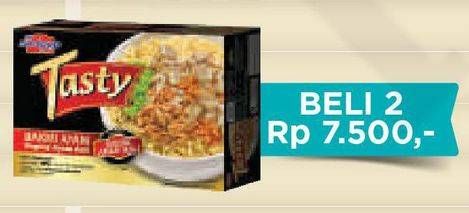 Promo Harga SEDAAP Tasty Bakmi Ayam per 2 box 129 gr - Alfamart