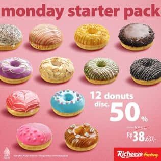 Promo Harga Monday Starter Pack  - Richeese Factory