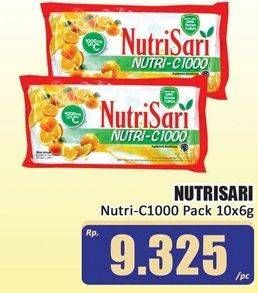 Promo Harga Nutrisari Powder Drink Nutri C1000 per 10 sachet 6 gr - Hari Hari