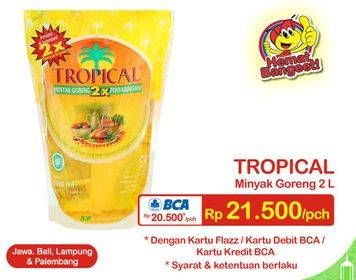 Promo Harga TROPICAL Minyak Goreng 2 ltr - Indomaret