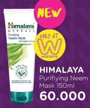 Promo Harga HIMALAYA Purifying Neem Mask 150 ml - Watsons