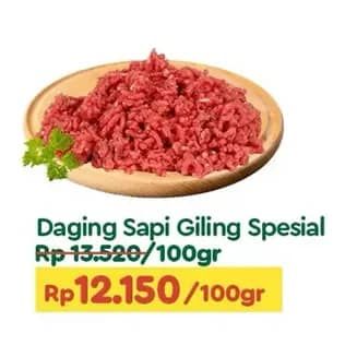 Promo Harga Daging Giling Sapi per 100 gr - TIP TOP