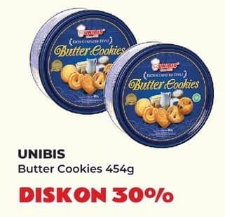 Promo Harga Unibis Butter Cookies 454 gr - Yogya