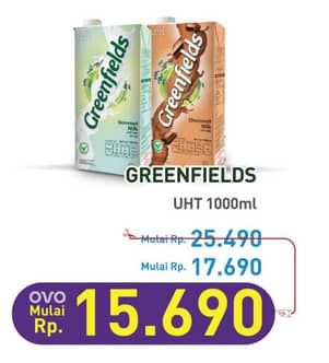 Promo Harga Greenfields UHT 1000 ml - Hypermart