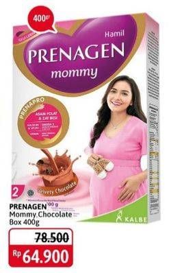 Promo Harga PRENAGEN Mommy Velvety Chocolate 400 gr - Alfamidi