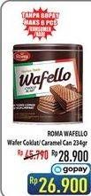 Promo Harga ROMA Wafello Choco Blast, Butter Caramel 234 gr - Hypermart