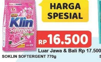 Promo Harga SO KLIN Softergent 770 gr - Alfamart