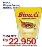 Promo Harga BIMOLI Minyak Goreng 2 ltr - Indomaret