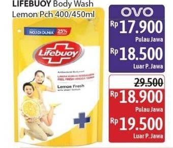 Promo Harga Lifebuoy Body Wash Lemon Fresh 400 ml - Alfamidi