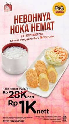 Promo Harga Hoka Hemat  - HokBen