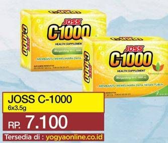 Promo Harga JOSS C1000 Health Supplement 6 sachet - Yogya