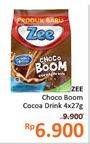 Promo Harga ZEE Choco Boom per 4 sachet 27 gr - Alfamidi