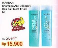 Promo Harga WARDAH Shampoo Anti Dandruff, Hair Fall 170 ml - Indomaret