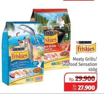 Promo Harga FRISKIES Makanan Kucing Dry Seafood Sensations, Meaty Grills 450 gr - Lotte Grosir