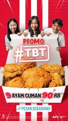 Promo Harga Promo TBT  - KFC