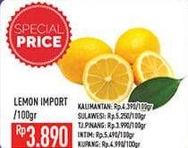 Promo Harga Lemon Import per 100 gr - Hypermart