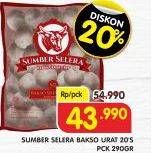 Promo Harga SUMBER SELERA Bakso Sapi UB Urat 20 pcs - Superindo