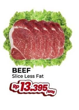 Promo Harga Beef Slice Less Fat per 100 gr - Yogya