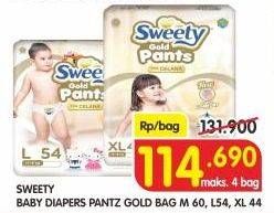 Promo Harga Sweety Gold Pants M60, L54, XL44  - Superindo