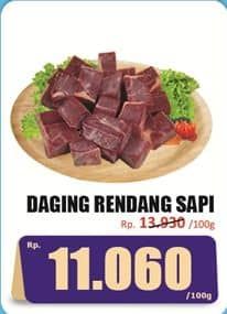 Promo Harga Daging Rendang Sapi per 100 gr - Hari Hari