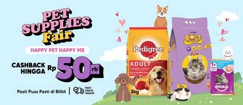 Promo Harga Promo Pet Supplies Fair Cashback Hingga 50rb ! Terbaru Juli 2023 - Blibli  - Blibli