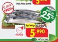 Promo Harga Ikan Makarel per 100 gr - Superindo