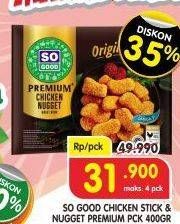 SO GOOD Chicken Stick & Nugget Premium 400 g