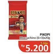 Promo Harga Pikopi 3 in 1 Kopi Mix Moccachino per 9 pcs 20 gr - Alfamidi
