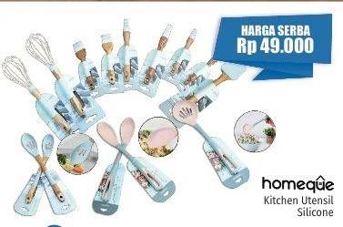 Promo Harga Homeque Kitchen Utensil Silicone  - LotteMart
