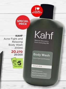 Promo Harga Kahf Body Wash Acne Fight And Relaxing 200 ml - Watsons