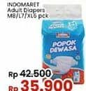Promo Harga Indomaret Diapers Adult L7, M8, XL6 6 pcs - Indomaret