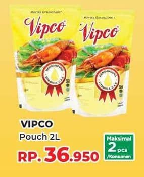 Promo Harga Vipco Minyak Goreng 2000 ml - Yogya