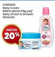 Promo Harga Cussons Baby Oil/Cream  - Indomaret
