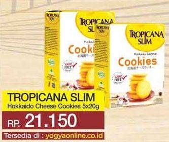 Promo Harga TROPICANA SLIM Cookies Hokkaido Cheese 100 gr - Yogya