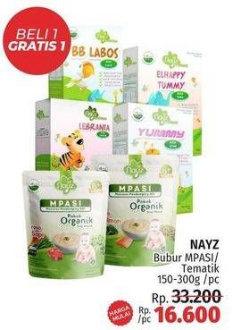 Promo Harga Nayz Bubur MPASI/ Tematik 150-300g / pc  - LotteMart