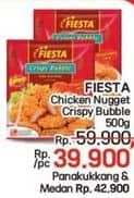 Promo Harga Fiesta Naget Crispy Bubble, Chicken Nugget 500 gr - LotteMart