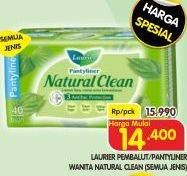 Promo Harga LAURIER Pembalut/ Pantyliner Wanita Natural Clean (Semua Jenis)  - Superindo
