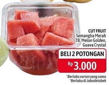 Promo Harga Cut Fruit Guava Crystal, Melon Golden, Semangka Merah  - Alfamidi