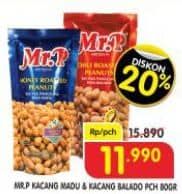 Promo Harga Mr.p Peanuts Madu, Balado 80 gr - Superindo