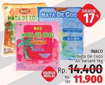 Promo Harga INACO Nata De Coco All Variants 1 kg - LotteMart