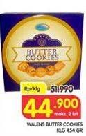 Promo Harga WALENS Butter Cookies 454 gr - Superindo